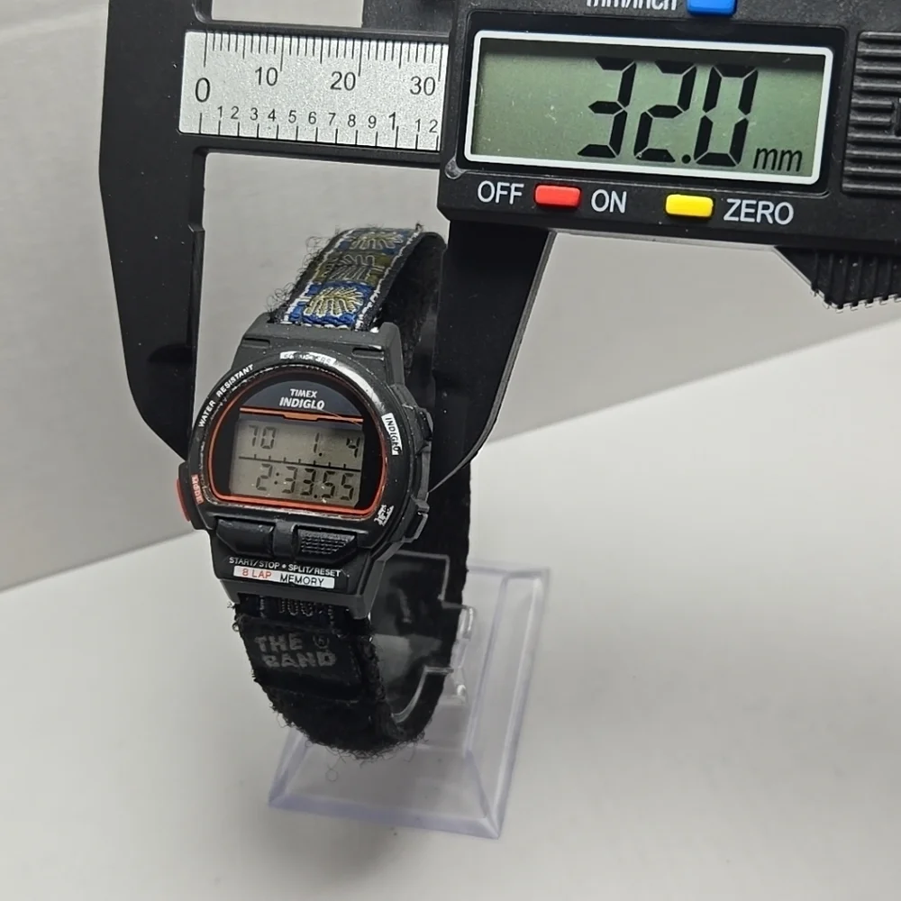 1994 Vintage Timex Ironman Triathlon 8 Lap 50M Chronograph Alarm New Battery